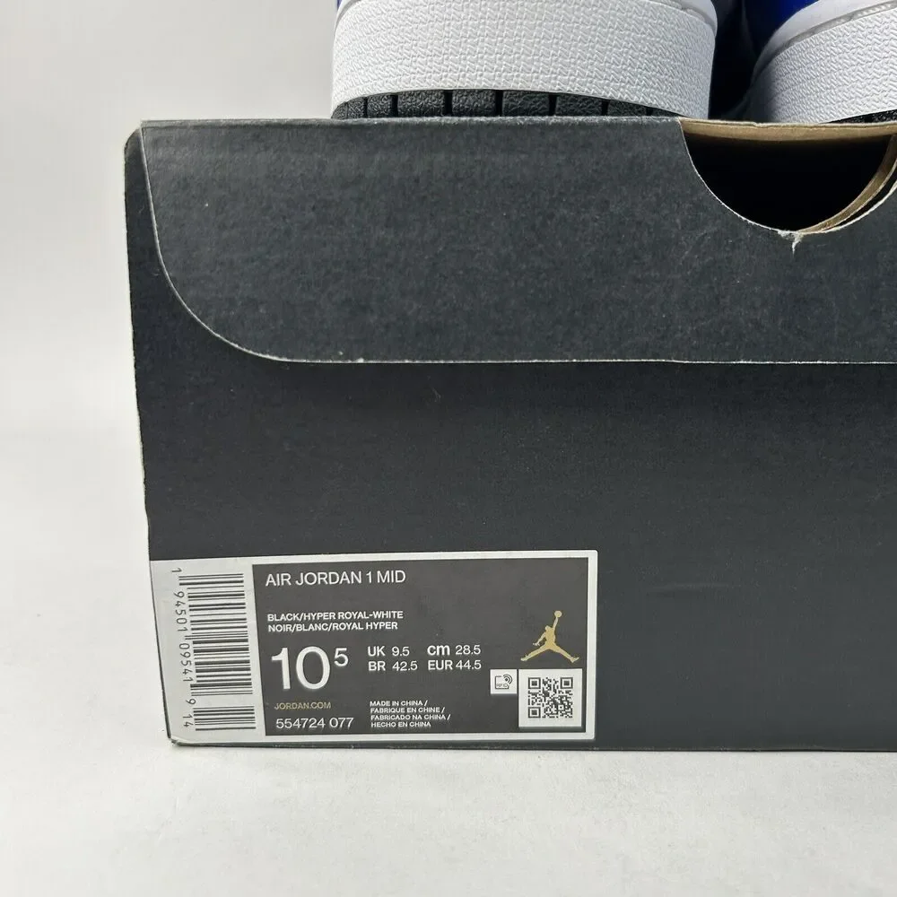 Nike Shoes Air Jordan 1 Mid Retro “Hyper Royal” 2024